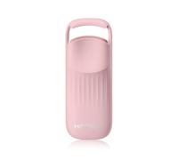 HEBECA Heated Eyelash Curlers - Electric Eyelash Curler Rechargeable, Naturally Lash Curler 70°C/85°C Adjustable Heat, Safe Food-Grade Silicone, 600mAh Battery Portable Size for Travel (Coral Pink)