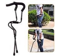 HEBEHO Fashionable Folding Crutches for Walking, Aluminum Underarm Crutches, Adjustable Crutches for Men, Women or Teens, Ergonomic Grip and Armpit Foam (S-Type) (Size : 2 Units)
