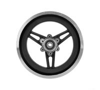 HEBEOT 10 Inch Scooter Front Wheel Hub Aluminum Alloy Widened Rim 6 Hole Disc Brake Design Compatible with 100 65 6.5 90 65 6.5 and 10x2.70 6.5 Tyres Easy Install Stab