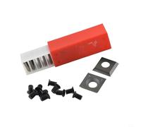 HEBEOT 10PCS 30 Degree Square Carbide Blades 15X15X2.5 for CT Reversible Planer Knives Cutter Inserts Blade 15Mm