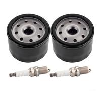 HEBEOT 2 Pieces 696854 492932S Engine Oil Filter With 2Pc RC12YC Spark For 28 050 01-S