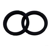 HEBEOT 2Pcs Group Head Gasket Seamless Replacement Silicone Gasket Silicone Gasket With 4 Grooves Replacement Washer For Rancilio For Silvia(2pcs)