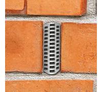 HEBEOT 40Pcs Stainless Steel Brick Wall Drain Covers Weep Shield Weep Hole Covers Brick Weep Hole Inserts for MORTAR Repair 2.76 * 2.8inch