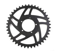 HEBEOT 42T E-bike Chain Ring Offset Correction Aluminium Chainring For 8Fun 01 02 Electric Bicycle Part 6-9 Speed 50.2mm Inner Diameter