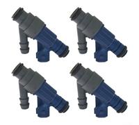 HEBEOT 4Pcs Fuel Injectors For 2.0L 1998-2001 Blue Plastic Nozzles OEM 0280155791 06A906031C Easy Install High Reliability Car Engine Parts
