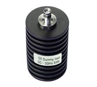 HEBEOT 5W, 10W, 25W, 50W, 100W RF Coaxial Dummy Load Resistor for SMA Male Connector 50Ω DC-3GHz Round(50W)