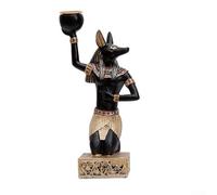 HEBEOT Ancient Egypt Egyptian Cat Figurine, Cat Figurines Collectible Sculpture For Home Office Bar Decoration(6)