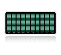 HEBEOT Audio for SPECTRUM Analyzer Music for SPECTRUM MIC Pickup Sound Level Meter Audio Analyzer Accurate Music for SPECTRUM & Dual Signal Input(Green light)