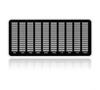 HEBEOT Audio for SPECTRUM Analyzer Music for SPECTRUM MIC Pickup Sound Level Meter Audio Analyzer Accurate Music for SPECTRUM & Dual Signal Input(White light)