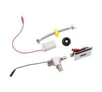 HEBEOT Automatic Infrared Sensor Urinal Flush Valve Kit Metal DC 6V Water Saving Hygienic Touchless Toilet Flush System Adjustable Sensing Distance G1 2 Inlet for Publ(B)