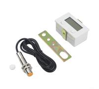 HEBEOT BEM-5C 5 Digit LCD Digital Counter 0-99999 with Blackout Memory for Proximity Switch Sensor and Punch Induction Applications 1.5V AA Power