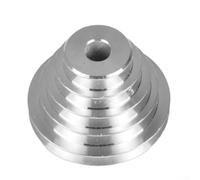 HEBEOT Bench Drill Accessories Aluminum Pulley Pagoda Wheel Transmission Wheel Suitable For A Type V-shaped Pulley Timing Belt(14mm)