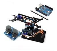 HEBEOT Build Your Own Robotic Arm Using This Comprehensive Soldering Kit With Circuit Board Copper Bracket And Acrylic Housing