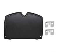 HEBEOT Cast Iron Griddle 6558 Replacement for Weber Q100 Q120 Q140 Q1000 Q1200 Q1400 Series 12.6x8.6 Inch Black Even Heat Distribution BBQ Grill Plate Accessory