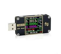 HEBEOT Current and Voltage Meter USB Tester Multiple Input Ports 100W USB-A Support Temperature Monitoring Data Transfer Short-Circuit Protection Charging Devices Power Analysis