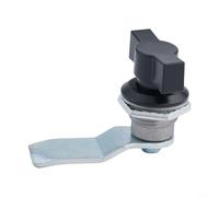 HEBEOT Electric Meter Box Latch Gas Meter Box Lock Post Box Lock Smooth Rotation, Suitable for Various Environments(Black)