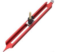 HEBEOT for CONTOUR Gauge Scribe Tool Profile Scribing Ruler Aluminium Alloy for CONTOUR Scribe Tool With Adjustable Pencil Holder For Tile Installation, Laminating, Carpet Cutting