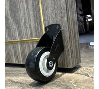 HEBEOT Gate Castor, Door Droop Pulley Door Bottom Support Wheel Adjustable Anti Droop Support Wheel for Cabinet Bottoms, Door Cabinets, Dining Tables 60 * 50 * 20mm