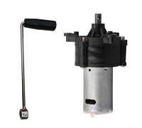 HEBEOT Hand Crank Hydraulic Wind Turbine Generator DC 6V-24V With Handle Motor Stainless Steel PVC Build 20W Output For Emergencys Power Device Charging