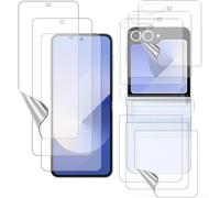 HEBEOT HD Screen Protector Compatible with For Galaxy Z Flip7 Flip7 FE Featuring Material, Anti Scratch Design, Bubble Application, and Clear Visual Display (Z Flip 7)
