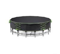 HEBEOT Heavy Duty 600D Round Pool Cover for Above Ground Pools (10FT) | All Weather Windproof Tear Resistant With Ratchet Locking System And Anti Slip Straps For Intex And Other Brands