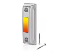 HEBEOT Illuminated Door Bell Push - Wired Doorbell Button LED Light Door Bell Buttons Home Replacement Hardware