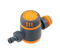 HEBEOT Manual Garden Watering Timer with Knob Control for Precise Hose Irrigation Scheduling, 0-120 Minute Adjustable Setting, Battery-Free Outdoor Water Conservation Controller