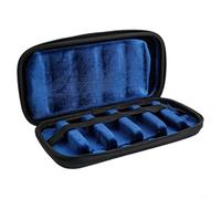 HEBEOT Modular Mouthpiece Case Mouthpiece Bag Saxophone Mouthpiece Storage Hard Bag Case 27X14x4.5CM
