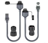HEBEOT Network Cable Adapter, Ethernet Adapter Waterproof Extension Repair Coupler For Starlink For Gen 3 Standard And Mini Dis(2PCS)