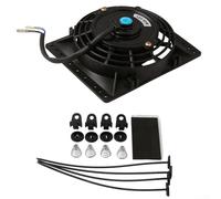 HEBEOT Radiator Cooling Fan, 12V 80W Electric Cooling Fan Car Radiator Fans For Heat Dissipation In Trucks And Trailers For Any 12V DC Vehicle