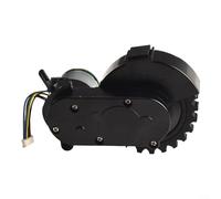 HEBEOT Replacement Left Right Wheel Motor Assembly Compatible with MANVINS BR150 BR151 Robot Vacuum Cleaner Black(Left)