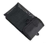 HEBEOT Scuba Diving Gear Bag Finger Reel SMB Bag Drainable Mesh Bag For Scuba Dive Reels And Safety Marker Buoys 20 X 13 X 7.3 Cm(B Black)