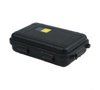 HEBEOT Shockproof Box for Storage of Electronic Devices, Dry and Case for Outdoor Use (Small Black)