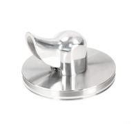 HEBEOT Single Double Bottomless Portafilter Spout Stainless Steel Coffee Machine Espresso Filter Basket Accessory 54Mm For Brewing(Single)