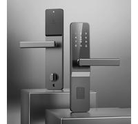 HEBEOT Smart Door Lock, Password Anti-Theft Electronic Doors Lock Automatic Smart Door Handle for Bedroom, Office, Apartment(Electronic Model)