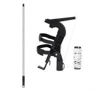 HEBEOT Spray Can Extension Pole Adaptor,Adjustable Spray Can Holder With Fixed Wings A Lower Holder For Pest Control And Painting Tasks