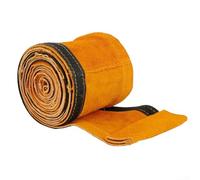 HEBEOT TIG Welding Torch Cable Cover Heavy Duty Cowhide Leather Sleeve for MIG Plasma 3.5 m x 10.5 cm Compatible with Standard TIG Welding Cables