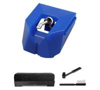 HEBEOT Turntable Stylus Needle With Cleaning Kit For AT-LP120X Record Player VM95 Series Cartridge For AT-VMN95E For Audio-Technica Replacement (blue)