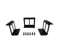 HEBEOT Under Desk Clip-On Laptop Stand Ergonomic Aluminium Mount for Space-Saving Organisation Fits Laptops Gaming Consoles 4 Pro Series S Cable Boxes Easy Inst