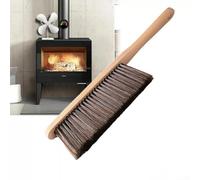 HEBEOT Wooden Fireside Companion Cleaning Brush Fireside Brush Replacement Wooden Handle Shape Brush for Home Cleaning Tools Accessory