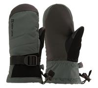Heber Peak - Kids CedarHe. Insulated Ski Glove Mitt - Gloves size 7, grey/black