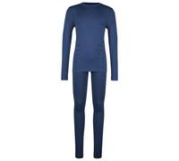 Heber Peak - Kid's Evergreen Seamless Underwear Set - Synthetic base layer size 6-8 years, blue