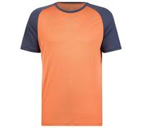 Heber Peak - MerinoCool165 EvergreenHe. T-Shirt - Merino shirt size 5XL, orange