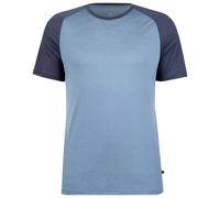 Heber Peak - MerinoCool165 EvergreenHe. T-Shirt - Merino shirt size XXL, blue