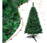 Hebitod Christmas Tree, 4ft/1.2M Artificial Christmas Tree Xmas with 200 Tips Includes Metal Christmas Tree Stand, Indoor and Outdoor Christmas Decoration, Easy assembly(Green)