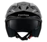 §Hebo Zone 5 Trial Helmet Monocolor Glossy Black§