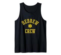 Hebrew Crew Jews Hebrew School Israel Jewish Summer Camp Tank Top