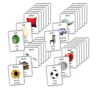 Hebrew English Bilingual Flash Cards | Laminated Flash Cards | Montessori Cards | Choose Your Set (First Foods)