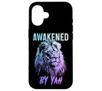Hebrew Israelite Awakened By Yah Lion Of Judah Jewish Yahweh Case for iPhone 16