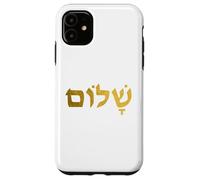 Hebrew Israelite Shalom Writing Jewish Jew Israel Men Women Case for iPhone 11
